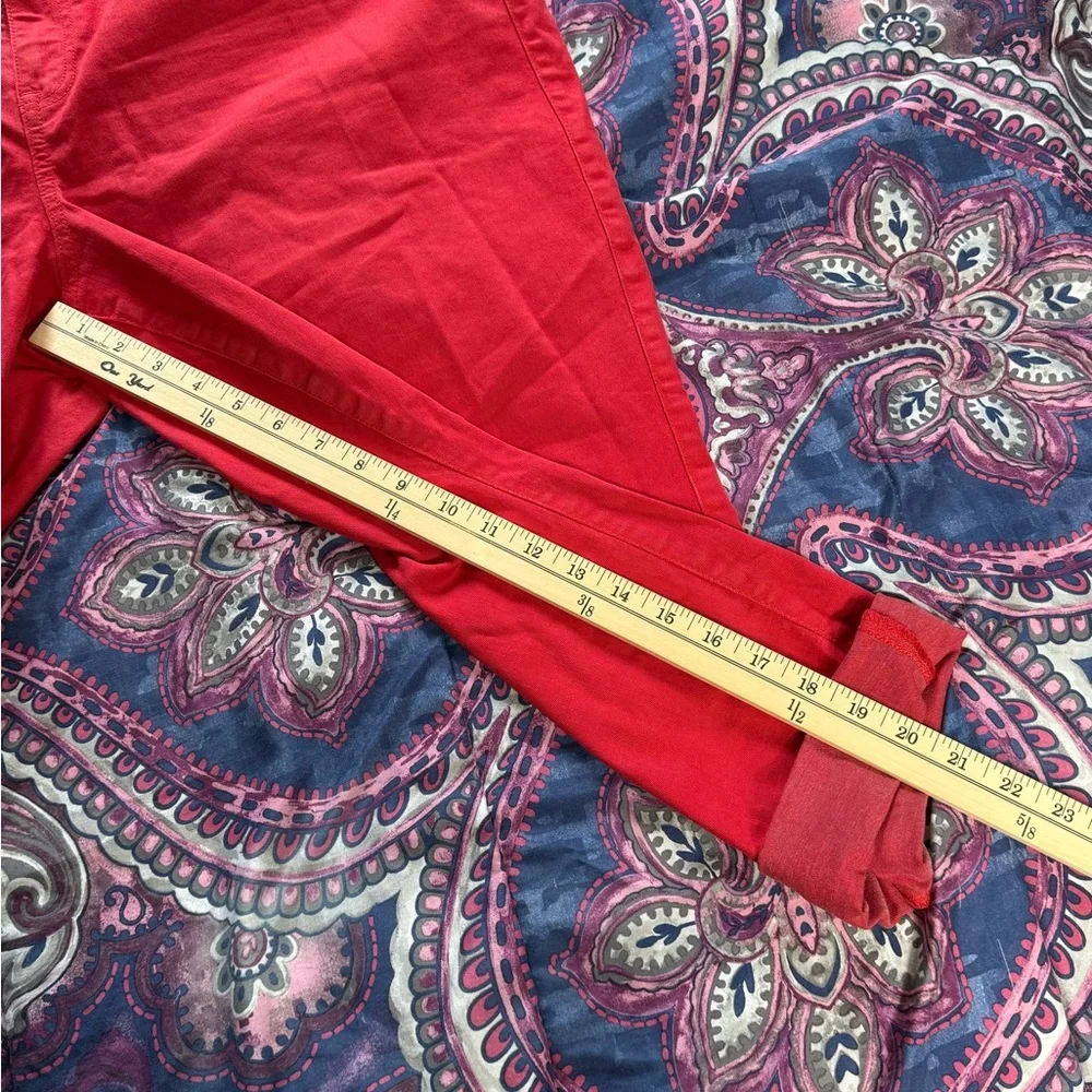 Torrid Women’s Super Soft Red 3 Button‎ Crop Jegging Plus Size 24 - Picture 8 of 8